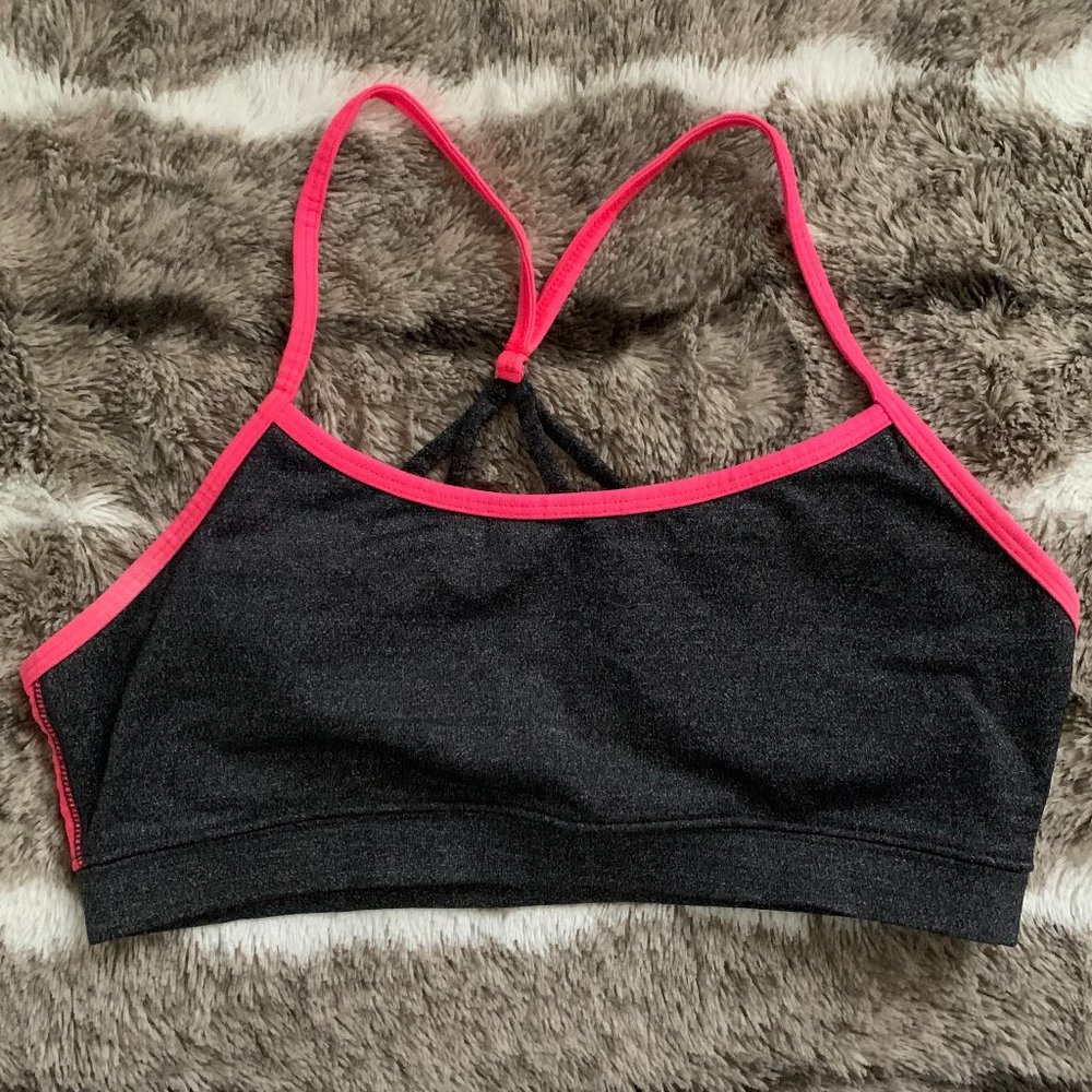 Gray Sports Bra